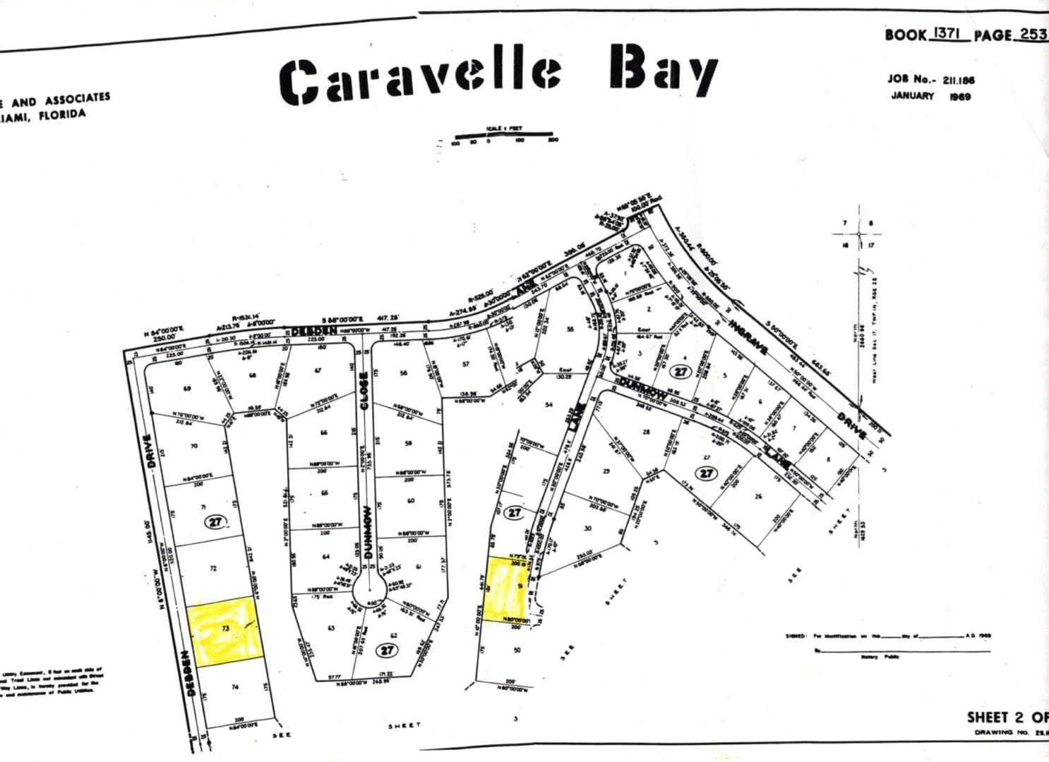Caravelle Bay Block 27, Lot 51 and 73 (Multifamily — High-rise) Lot 51 — comprising 35,851 sq. ft. 181 on the waterfront Asking price - $160,800.00 Lot 73 — comprising 35,000 sq. ft. — 175 on the waterfront Asking price - $138,550.00 